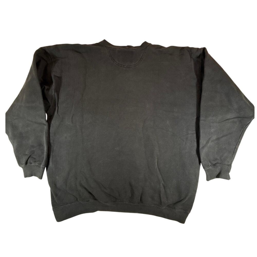 Vintage Levis Sweatshirt XL Black Embroidered Crewneck 90s Streetwear - Picture 2 of 7